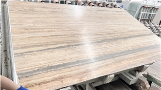 DMD New Travertino Romano Silver Mic  Slabs