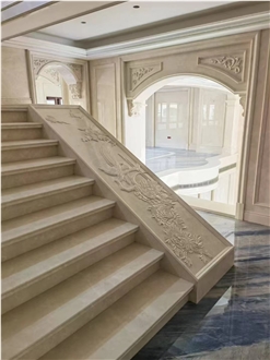 Light Beige Crema Uno Marble Slabs For Wall And Floor