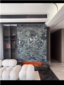 Prada Green Verde Rameggiato Marble Decoration Parts Tiles