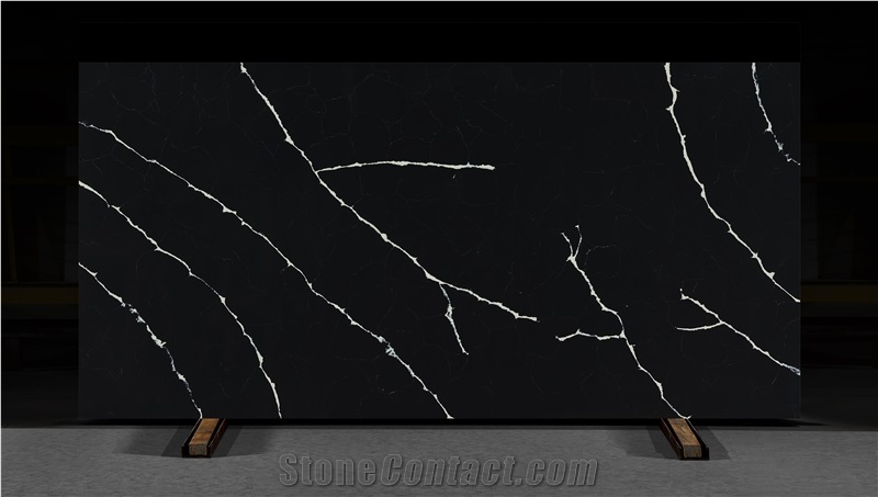 18Mm Black Quartz Slabs
