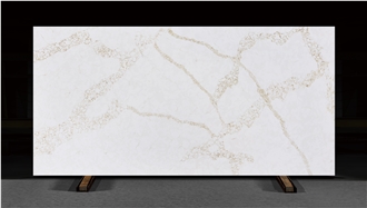 Sparkle Pure White Artificial Quartz Slabs