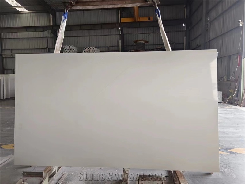Wholesale 0 Silica Stone White Artificial  Quartz Tiles