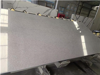 Wholesale 0 Silica Stone White Artificial  Quartz Tiles