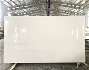 LQ-301 Vietnam Artificial Stone Iced White Quartz VN