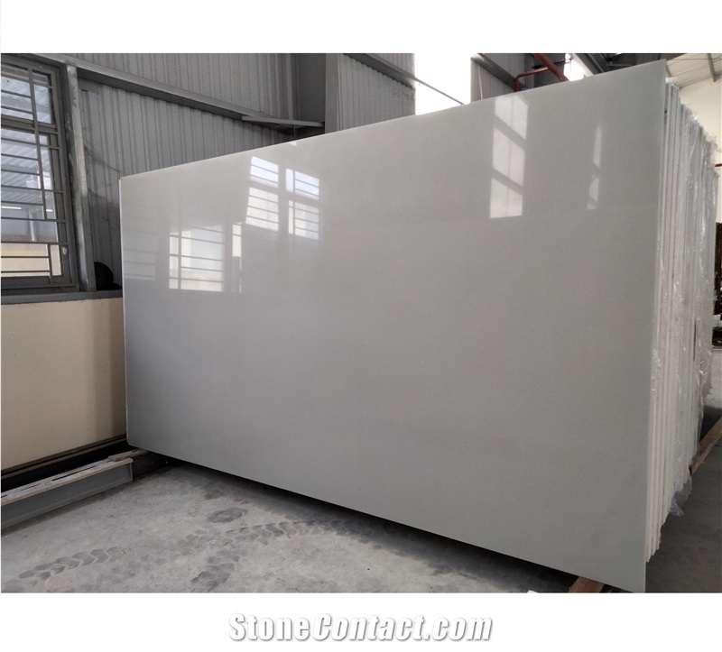 LQ-510 Grey Quartz Slab Vietnam Artificial Stone Slabs