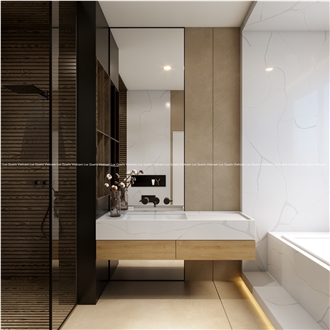 LQ-811 Vintage Calacatta Quartz Vietnam Calacatta Vagli