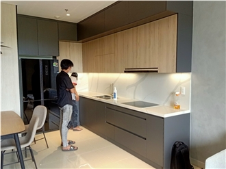 LQ-812 Quartz Slabs Vietnam Artificial Stone Calacatta
