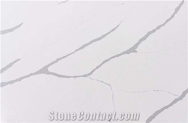 LQ-821 Hot Selling Calacatta  Quartz Made In Vietnam