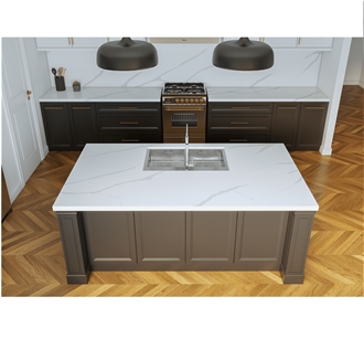 LQ-821 Hot Selling Calacatta  Quartz Made In Vietnam