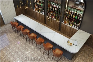 LQ-822 Best Price Calacatta  Quartz Lux Vietnam