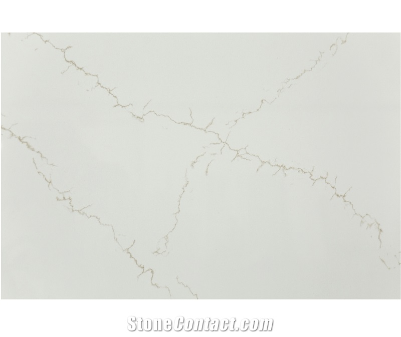 LQ-904 Calacatta Leeon Quartz Slabs Vietnam
