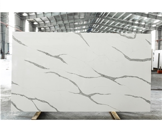 LQ-909 Calacatta Noor Quartz Slabs Vietnam