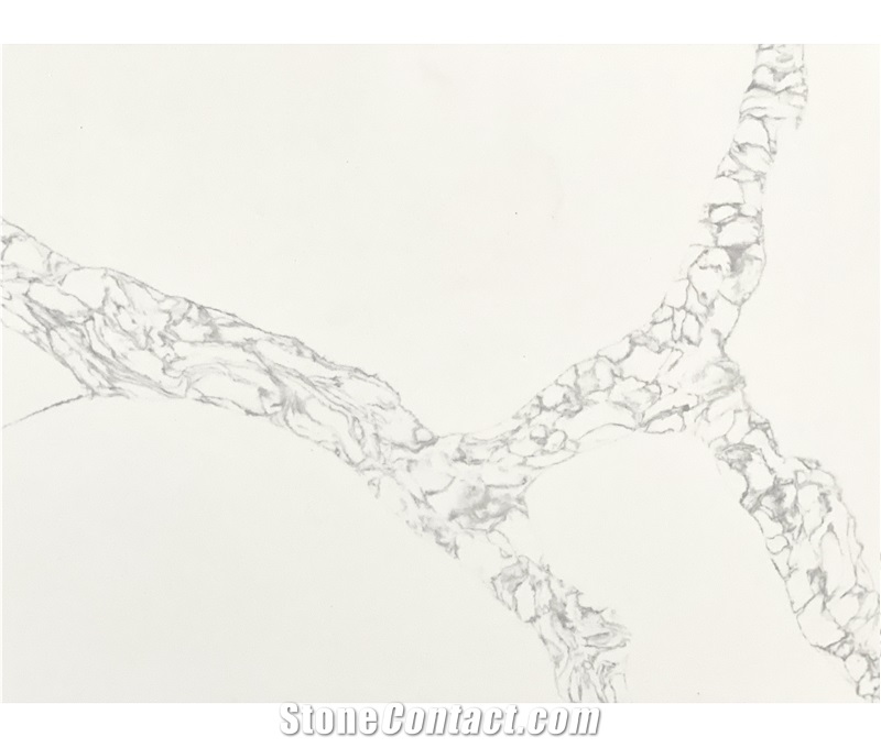 LQ-912 Calacatta Excelo Quartz Slabs Vietnam