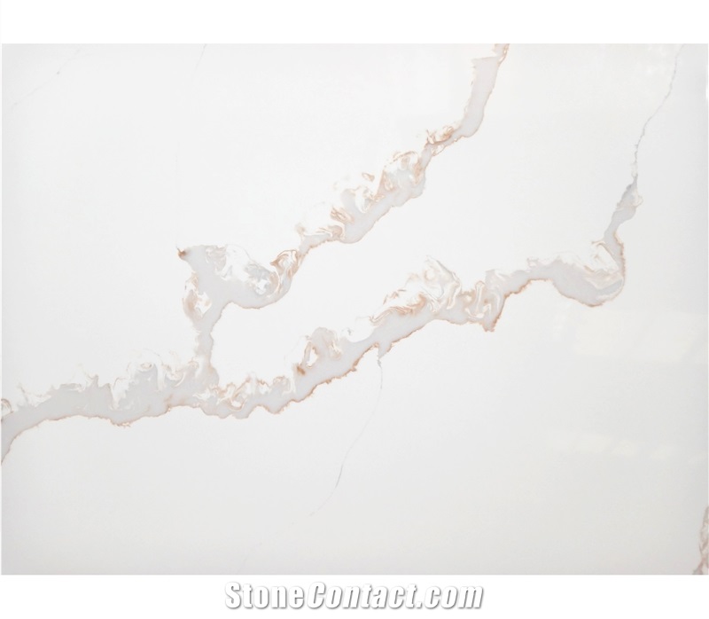 LQ - 919 Calacatta Garcia Quartz Slabs Vietnam