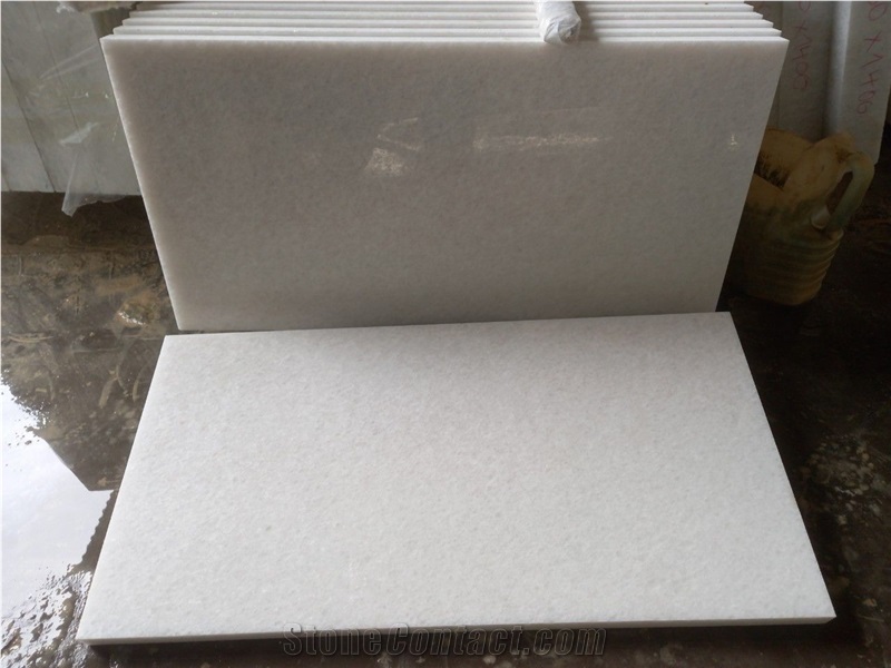 A Quality Pure White Marble 40 X 80 X 3Cm Tile