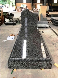 High Grade Black Granite Headstone Vietnam Factory