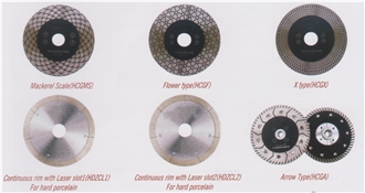 Sintered Diamond Saw Blade (Cold / Hot Pressed)