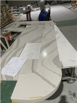 Calacatta Quartz Kitchen Countertops