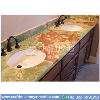 Green Onyx Bathroom Vanity Counter Bath Top Collection