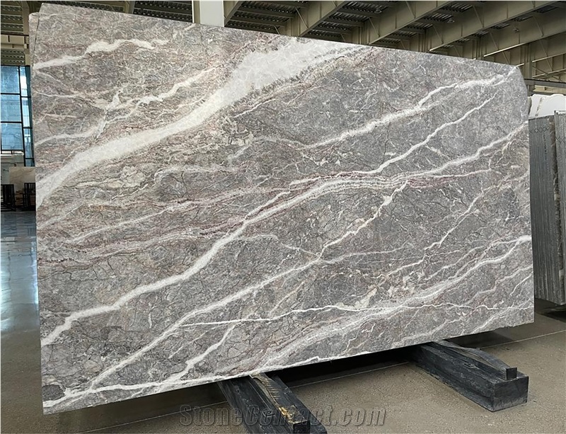 Italian Pesco Grey Marble Slabs