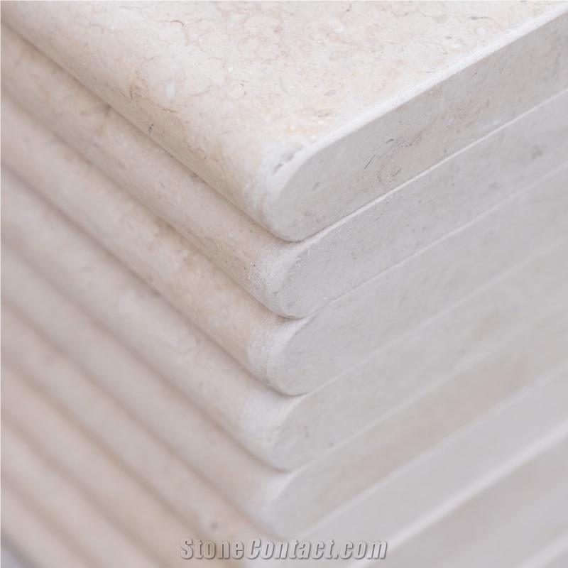 Galala Limestone Bullnosed Pool Tiles