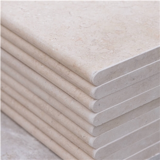 Galala Limestone Bullnosed Pool Tiles