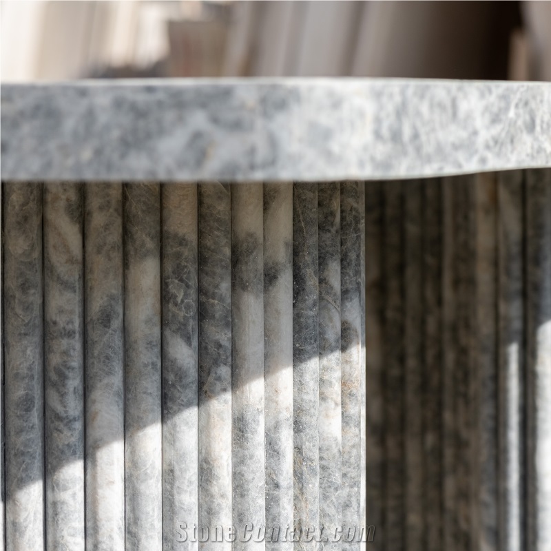 Grey Marble Dining Table