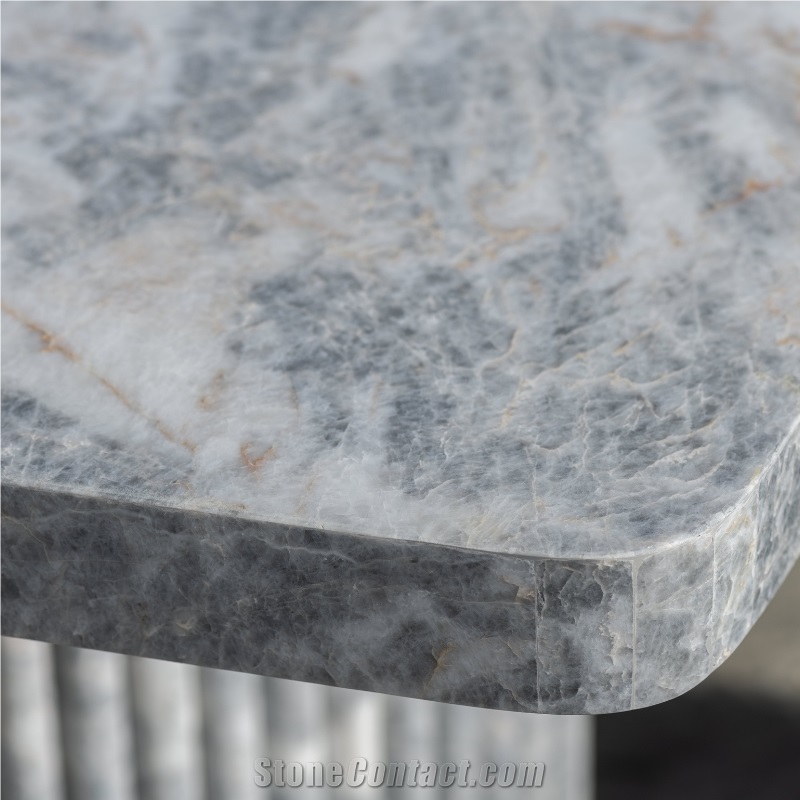 Grey Marble Dining Table