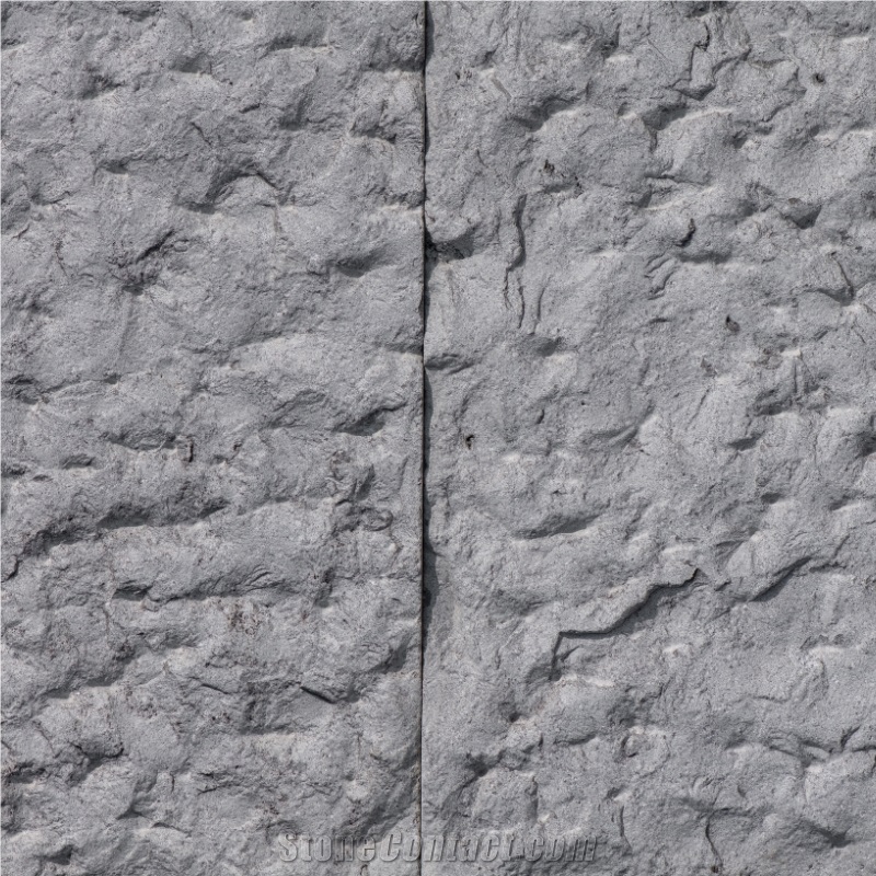 London Grey Limestone Dusty Rock Face Wall Tiles