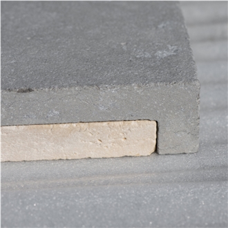 London Grey Sandblasted Drop-Down Tiles