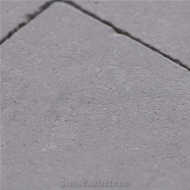 London Grey Sandblasted Limestone Tiles