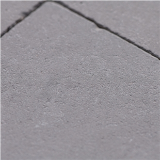 London Grey Sandblasted Limestone Tiles