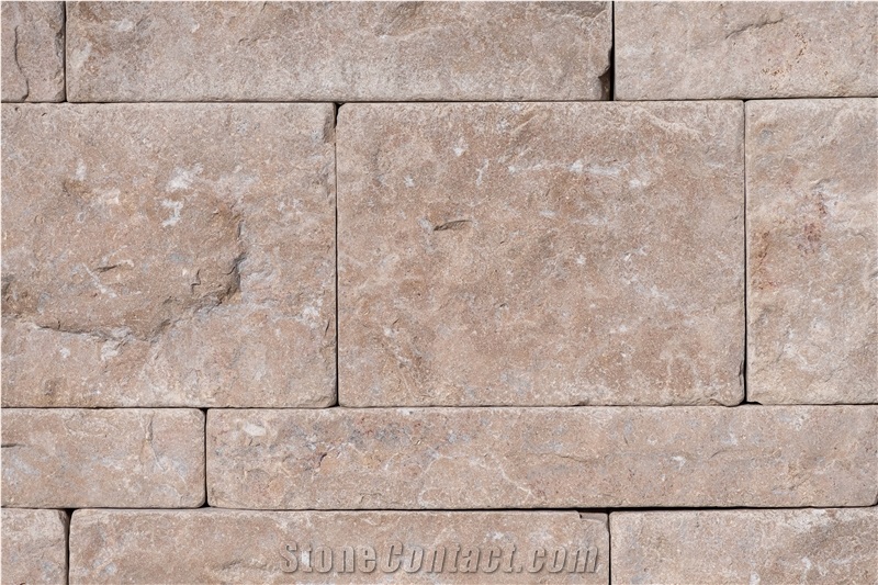 Sinai Pearl Split Face Limestone Split Wall Stone
