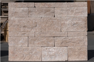 Sinai Pearl Split Face Limestone Split Wall Stone