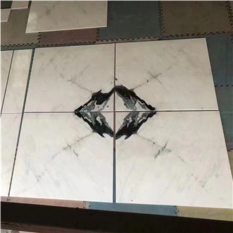 China Panda White Marble Polished 2Cm Tiles