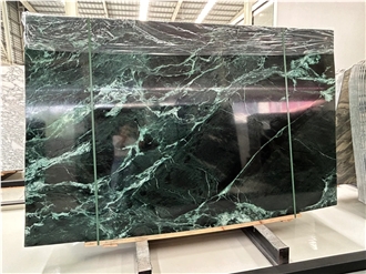 Italy Verde Alpi Polished 2Cm Green Marble Slabs