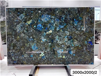 Madagascar Lemurian Blue Polished 2Cm Granite Slabs