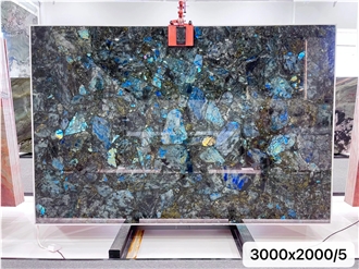 Madagascar Lemurian Blue Polished 2Cm Granite Slabs