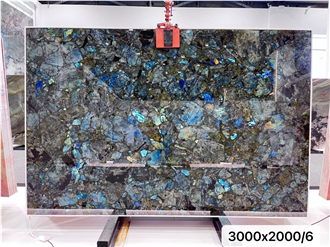Madagascar Lemurian Blue Polished 2Cm Granite Slabs