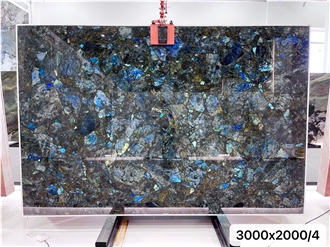 Madagascar Lemurian Blue Polished 2Cm Granite Slabs