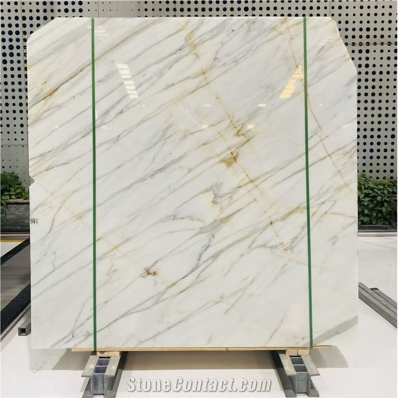Calacatta Gold Marble Slabs, Wall Tiles