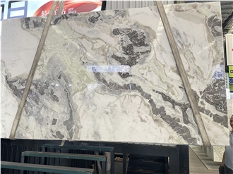 Dover Fendi White Marble Slabs 200*196, FOB Price:109 USD/M2 Dover Fendi White Marble Slabs 200*196, FOB Price:109 USD/M2