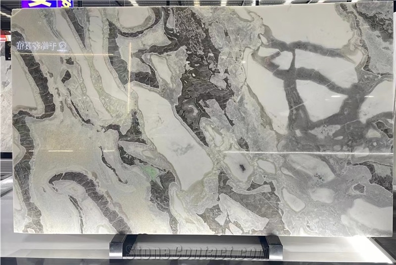 Dover Fendi White Marble Slabs 200*196, FOB Price:109 USD/M2