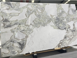 Dover Fendi White Marble Slabs 200*196, FOB Price:109 USD/M2
