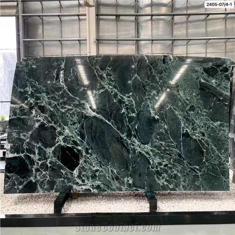 Italy Natural Green Marble Verde Alpi Tiles Slab