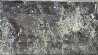 Madagascar Labradorite Blue Granite Tiles For Countertop