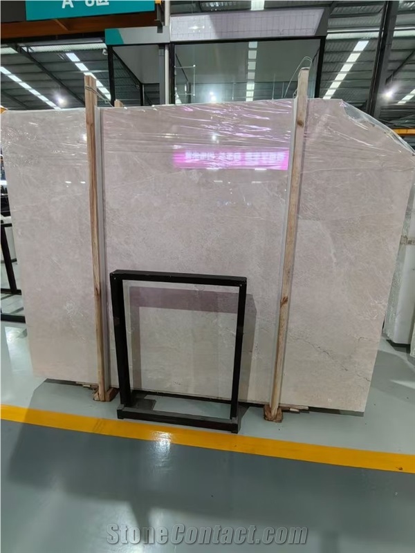 Nature Beige Marble Look Crema Uno Slab Tiles