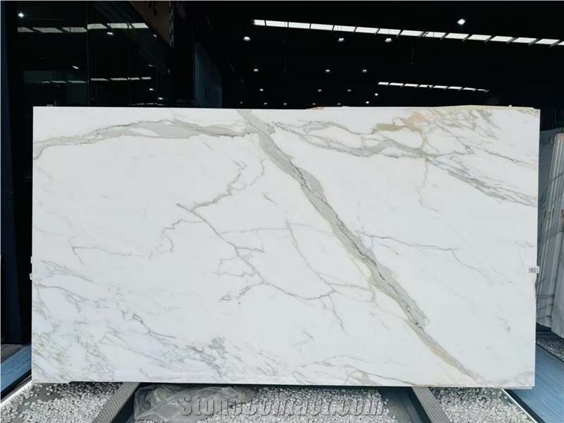 Nature Slab Polished Design Calacatta Gold Marble Slabs
