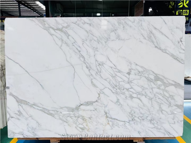 Nature Slab Polished Design Calacatta Gold Marble Slabs