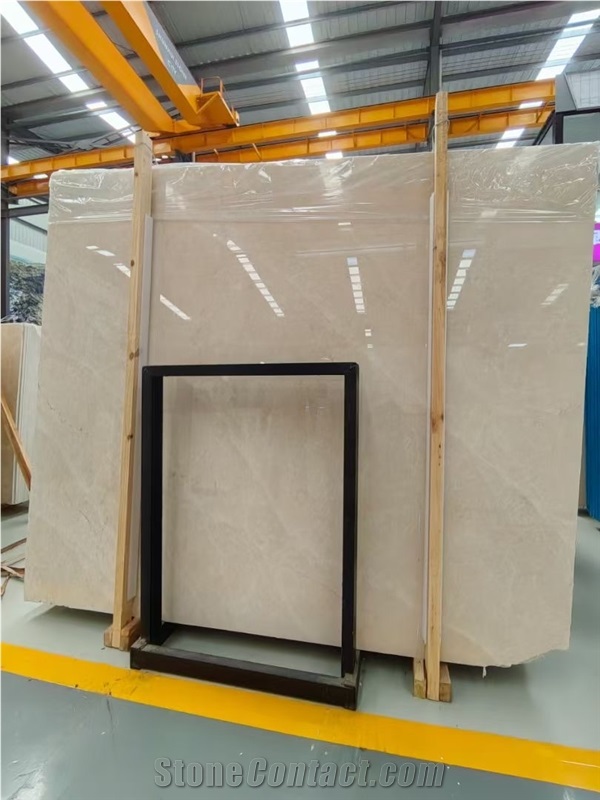Turkey Nature Marble Stone Crema Uno Tiles Slab